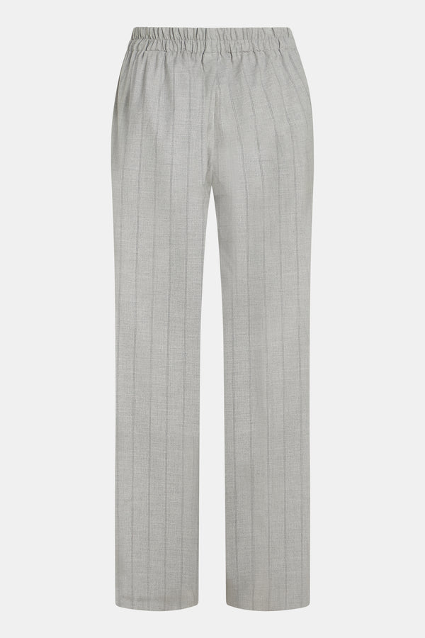 Penn & Ink TROUSERS (W25N1671LTD) LIGHT GREY STRIPE