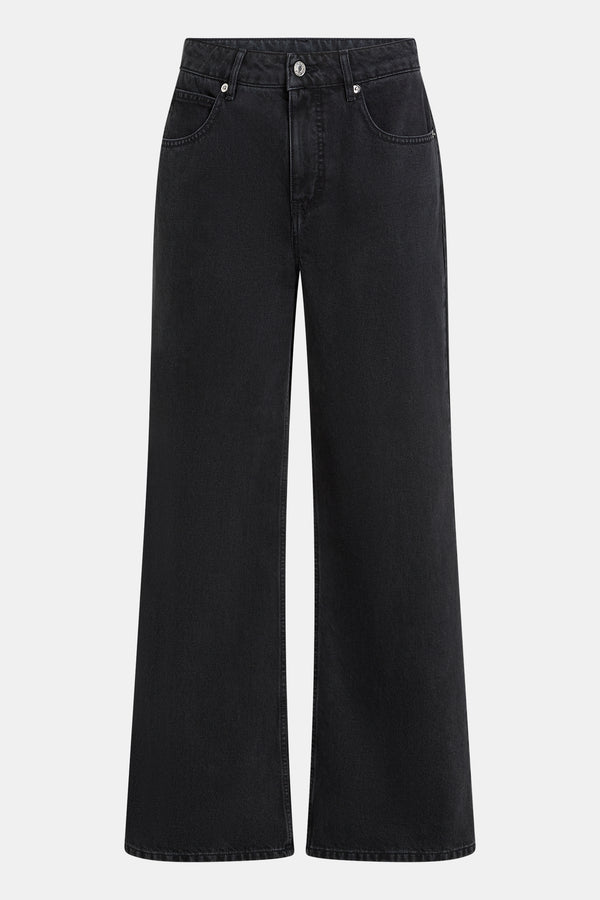 Penn & Ink TROUSERS (W25Z780) BLACK JEANS