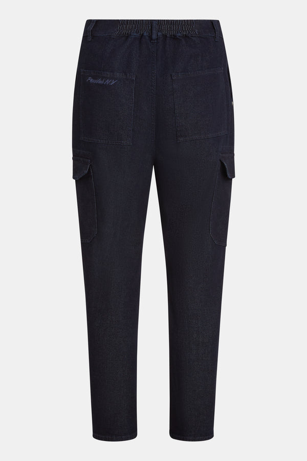 Penn & Ink TROUSERS (W25Z783) DARK BLUE JEANS