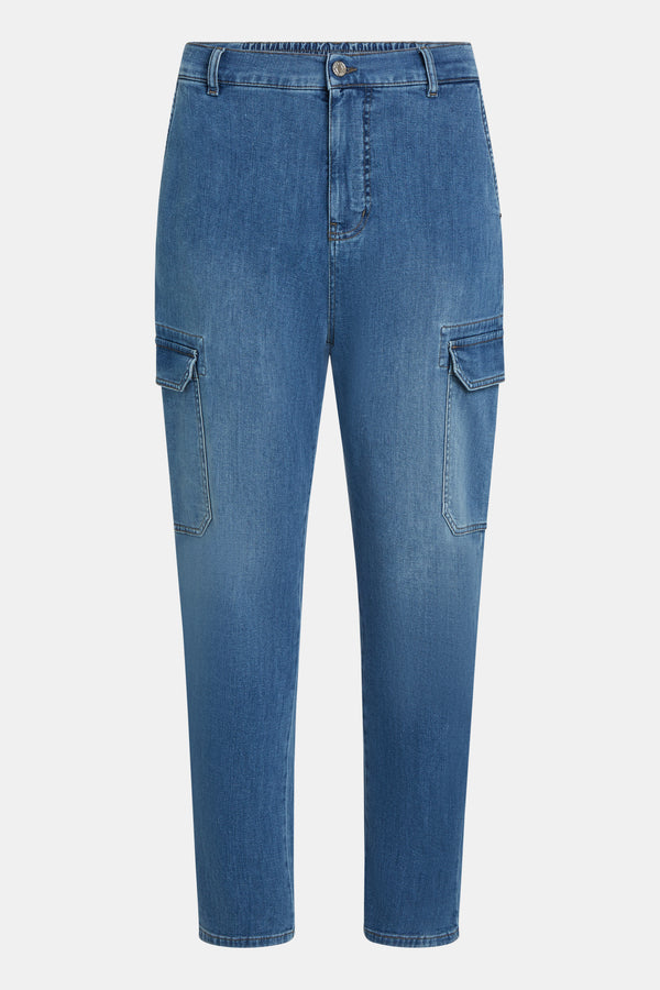 Penn & Ink TROUSERS (W25Z783) MID BLUE JEANS