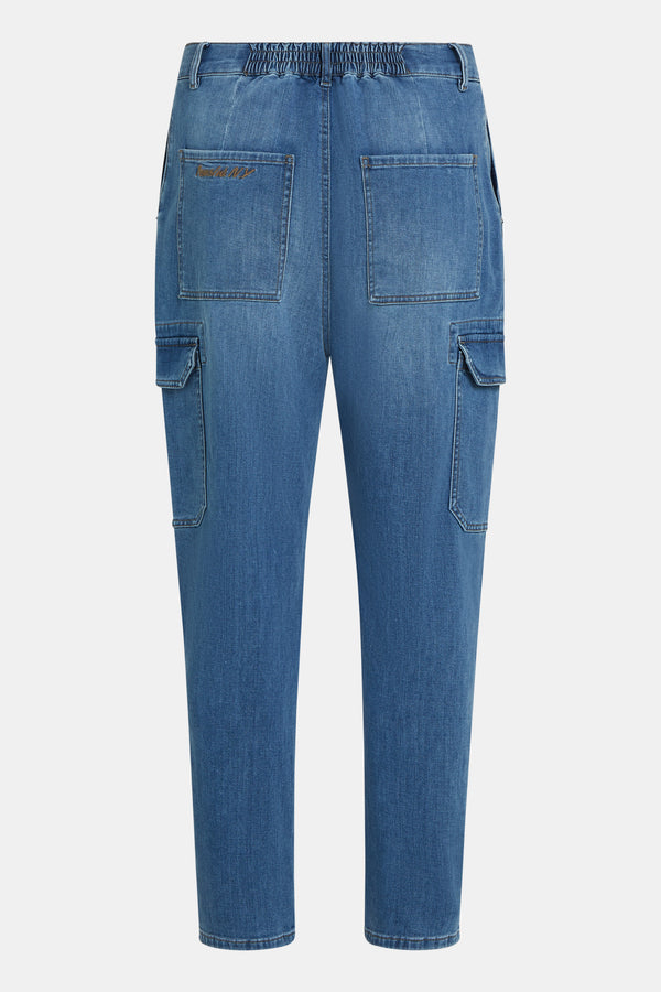Penn & Ink TROUSERS (W25Z783) MID BLUE JEANS