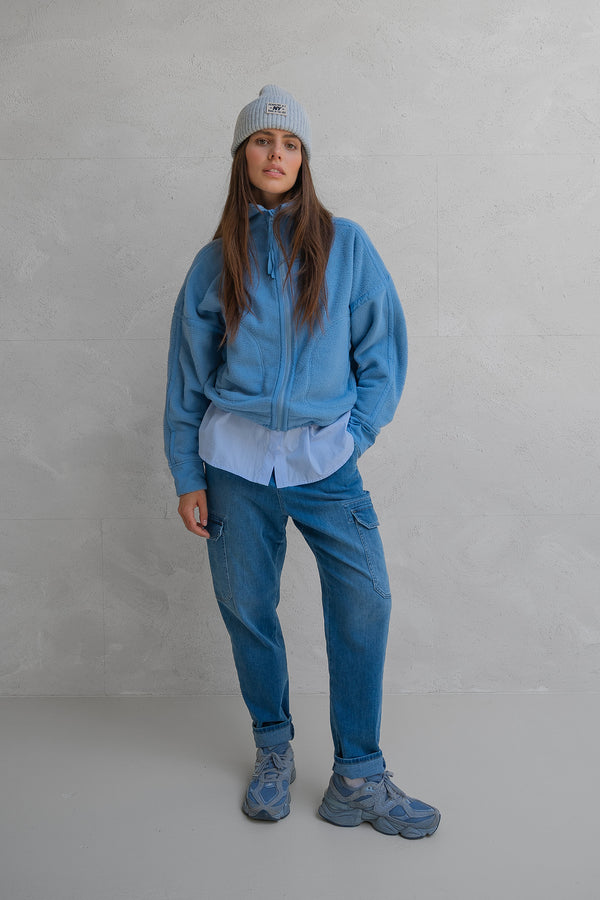 penn & ink TROUSERS (W25Z783) MID BLUE JEANS