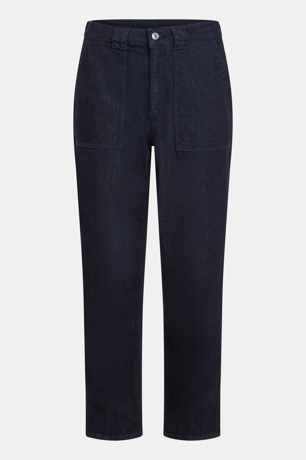 Penn & Ink TROUSERS (W25Z784) DARK BLUE JEANS