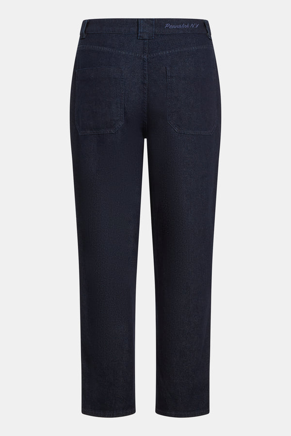 Penn & Ink TROUSERS (W25Z784) DARK BLUE JEANS