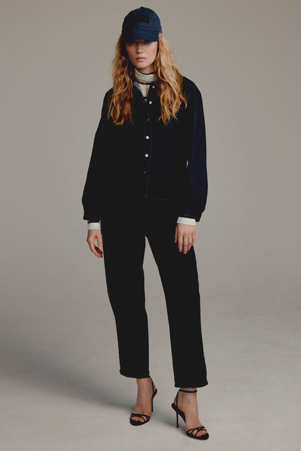 penn & ink TROUSERS (W25Z784) DARK BLUE JEANS