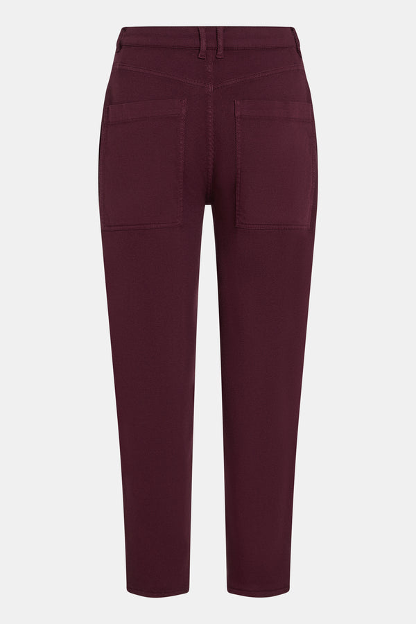 Penn & Ink TROUSERS (W25Z787) AUBERGINE