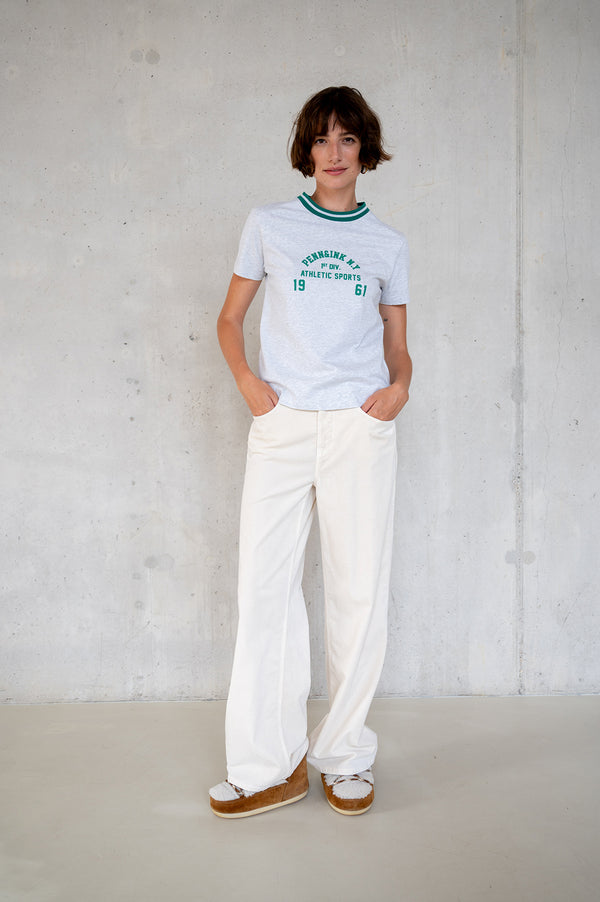 penn & ink TROUSERS (W25Z814LTD) ECRU