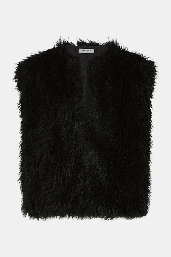 Penn & Ink WAISTCOAT (W25C280) BLACK