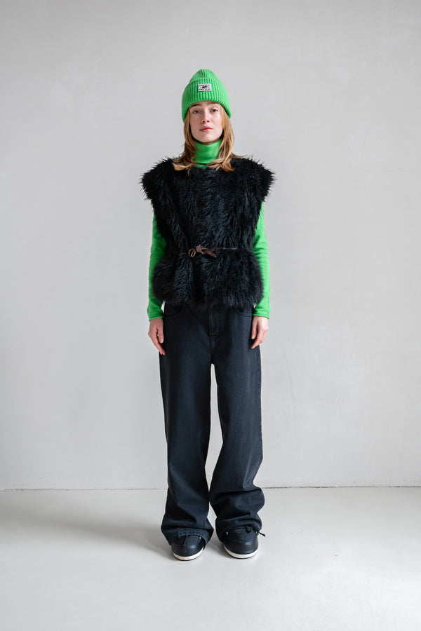 penn & ink WAISTCOAT (W25C280) BLACK