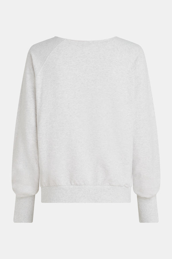 Penn & Ink SWEATER MELANGE PRINT (W25F1753LTD-M) GREY MELANGE