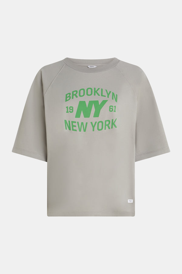 Penn & Ink T-SHIRT PRINT (W25F1746) MINERAL - VIBRANT GREEN