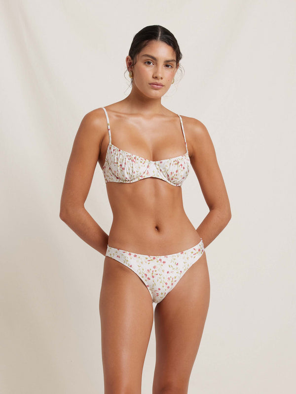 Peony Swimwear Everlasting Ruched Balconette Sweet Pea