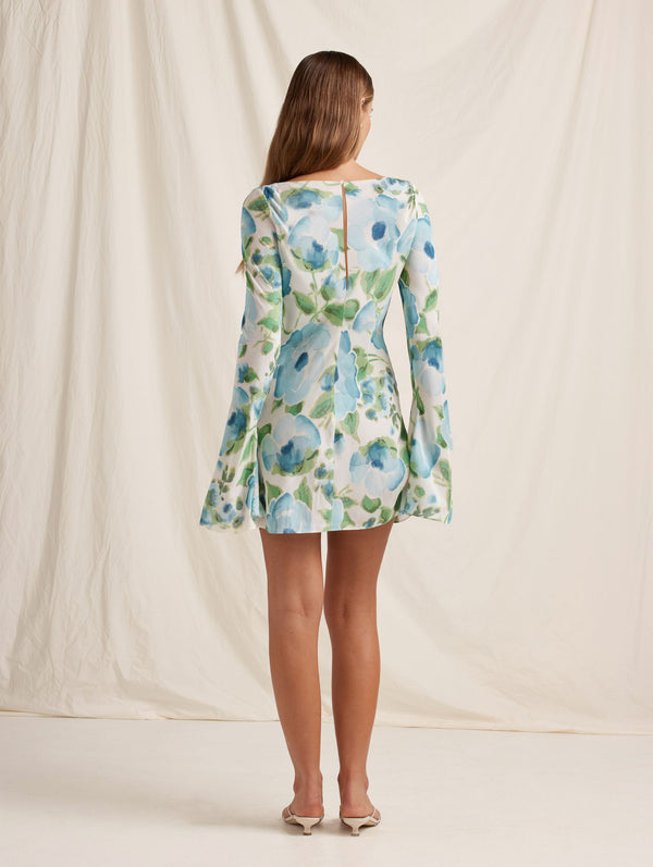 Peony Swimwear Memento Long Sleeve Mini Dress Isles