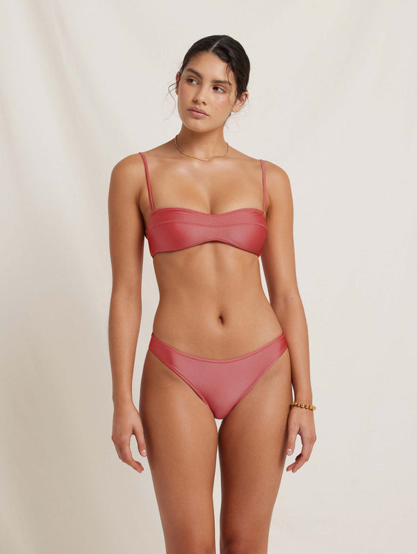 Peony Swimwear Boudoir Bralette Rose