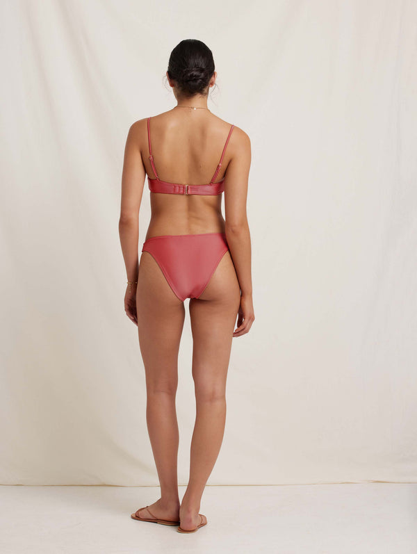Peony Swimwear Boudoir Staple Pant Rose