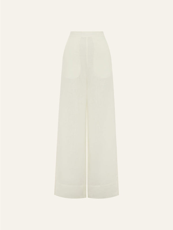 peony swimwear Broderie Pant Gardenia