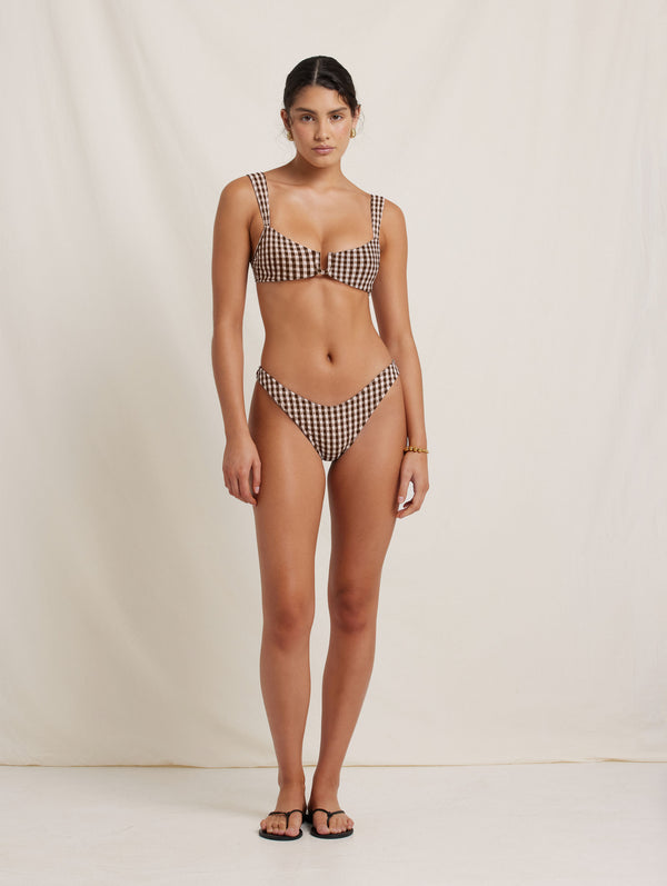 Peony Swimwear Curve Pant Toffee