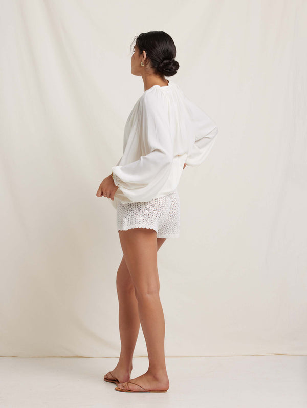 Peony Swimwear Essential Shirt Gardenia