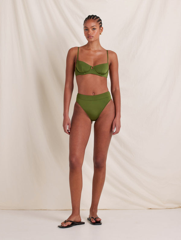 Peony Swimwear Everlasting Balconette Olivine