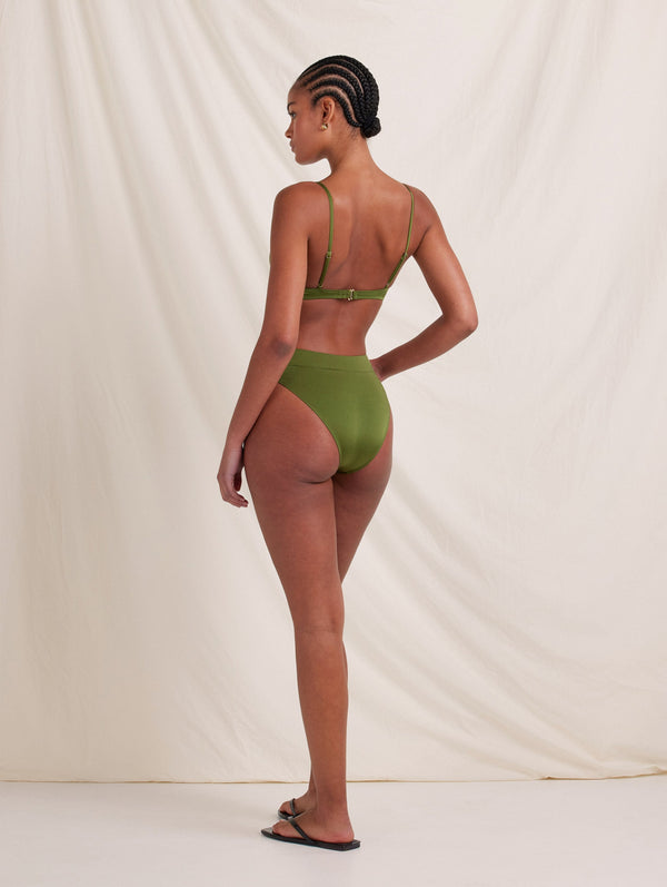 Peony Swimwear Everlasting Balconette Olivine