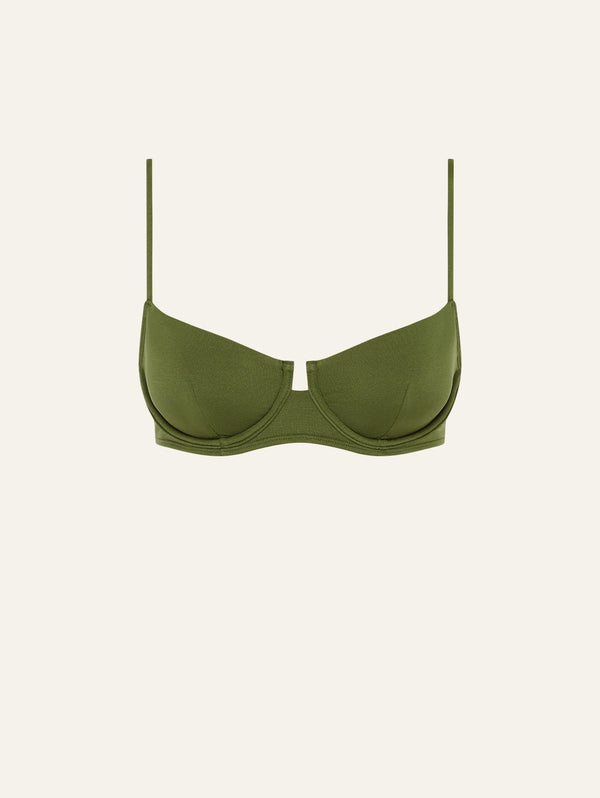 peony swimwear Everlasting Balconette Olivine