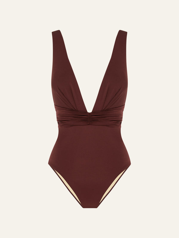 peony swimwear Everlasting One Piece Grenache