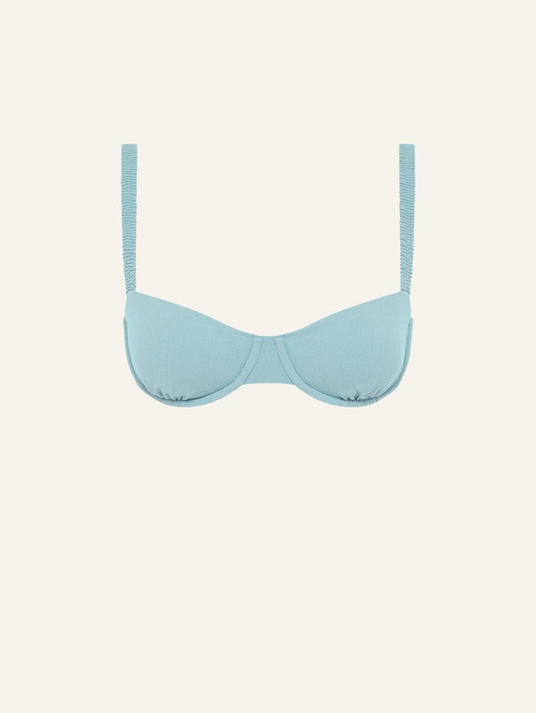 peony swimwear Holiday Balconette Dusty Blue