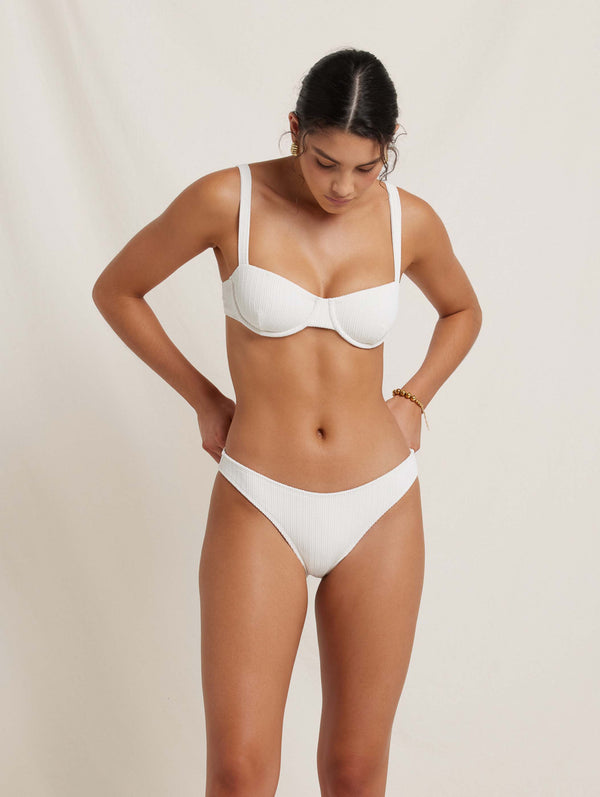 Peony Swimwear Holiday Balconette Vintage Cream