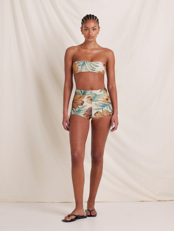 Peony Swimwear Keepsake Crop Botanica