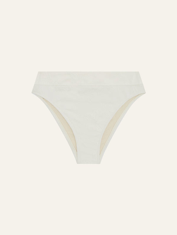 peony swimwear Mid High Cut Pant Camellia