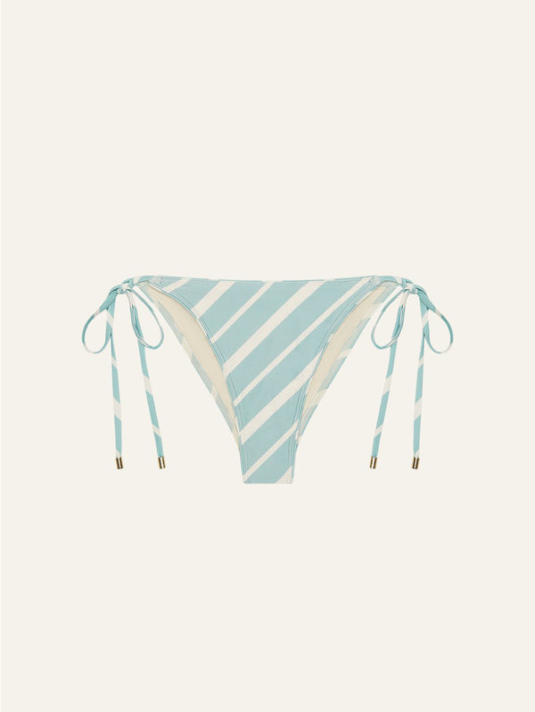 peony swimwear Piped Essential String Pant Mineral