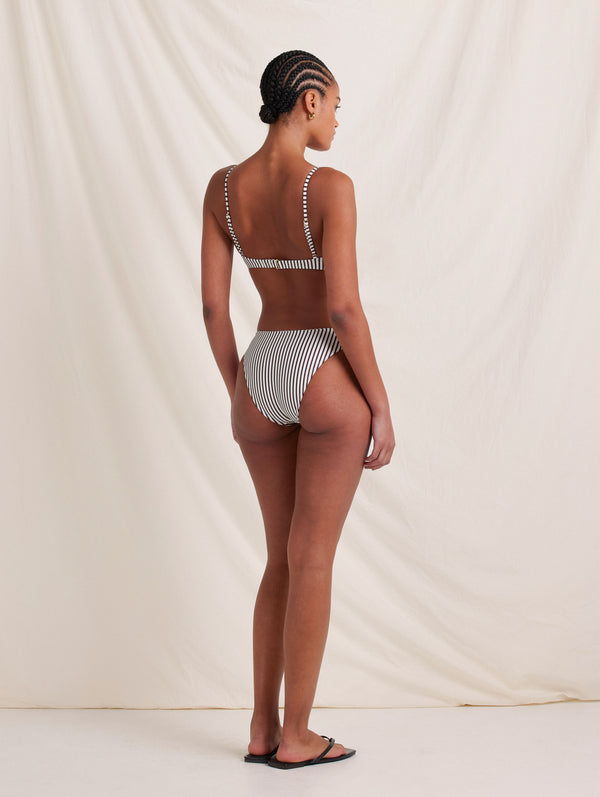 Peony Swimwear Piped Staple Pant Cocoa