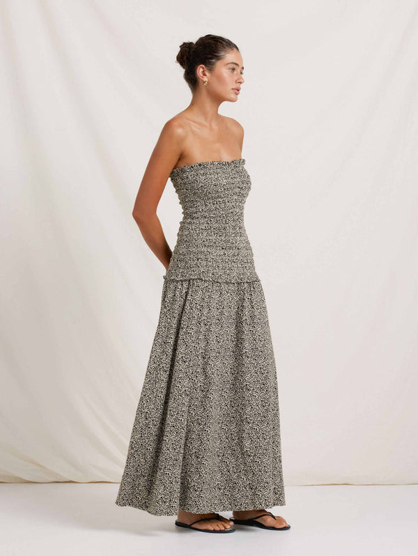Peony Swimwear Samantha Maxi Dress Foliage