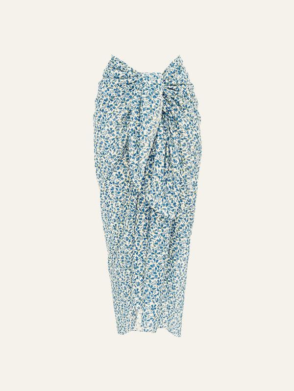 peony swimwear Sarong Bluebell