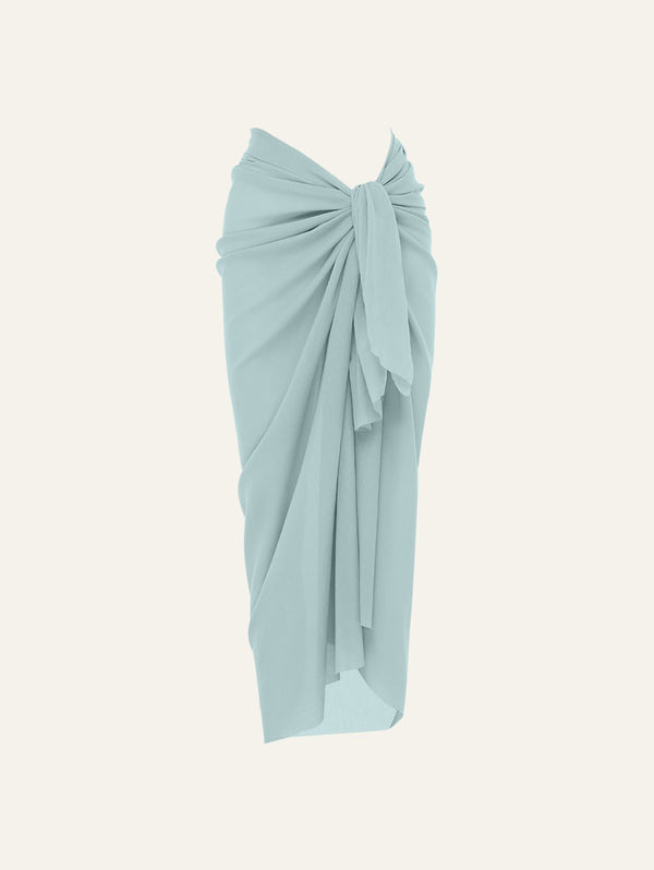 peony swimwear Sarong Dusty Blue