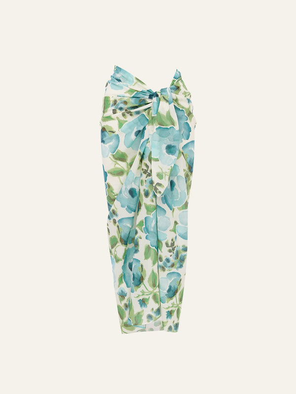 peony swimwear Sarong Isles