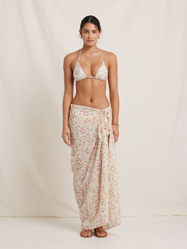 Peony Swimwear Sarong Sweet Pea