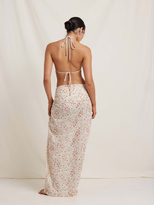 Peony Swimwear Sarong Sweet Pea