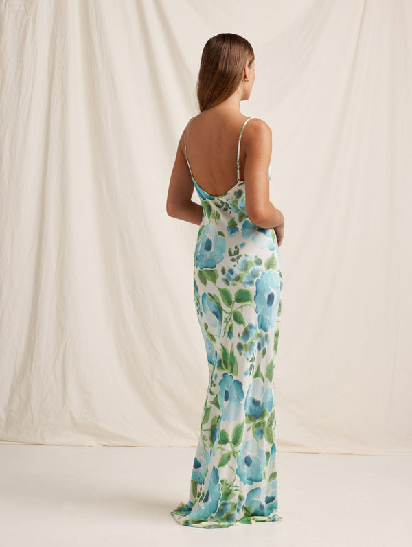 Peony Swimwear Slip Maxi Dress Isles