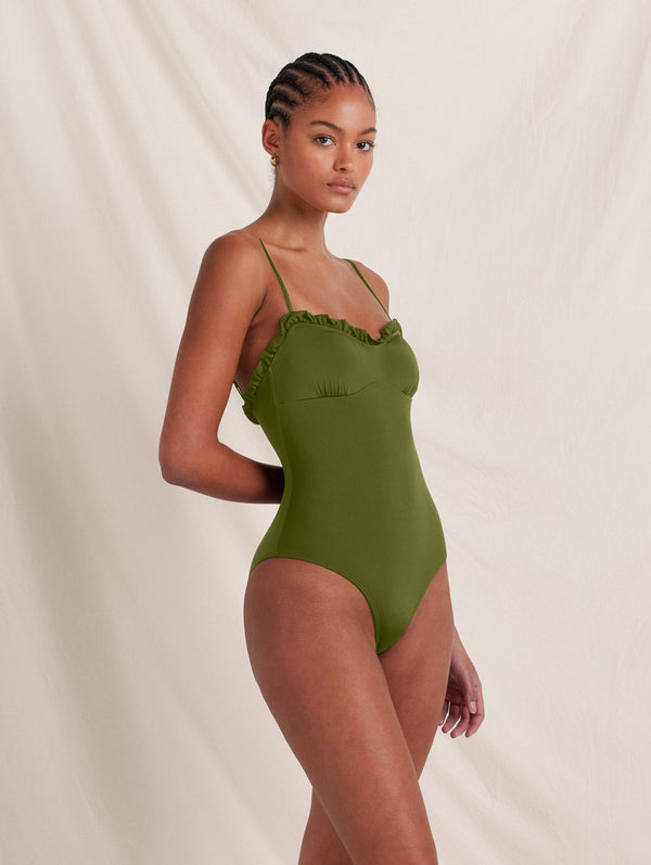 Peony Swimwear Sonnet One Piece Olivine