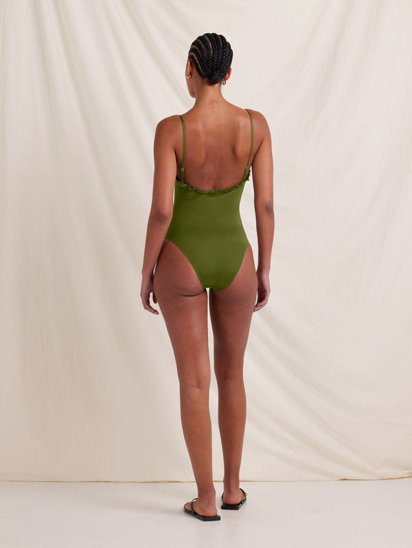 Peony Swimwear Sonnet One Piece Olivine