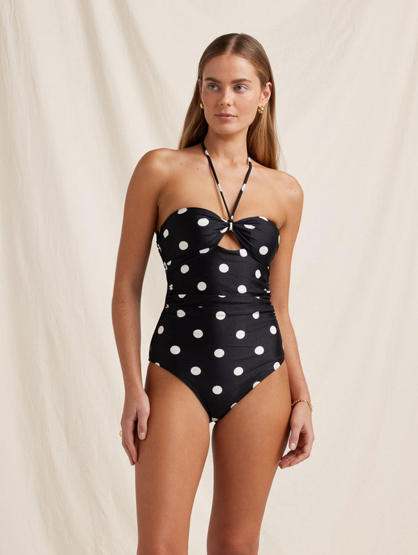 Peony Swimwear Summer One Piece Macaroon