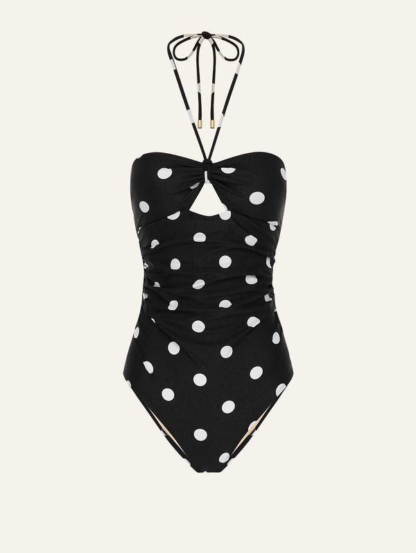 peony swimwear Summer One Piece Macaroon