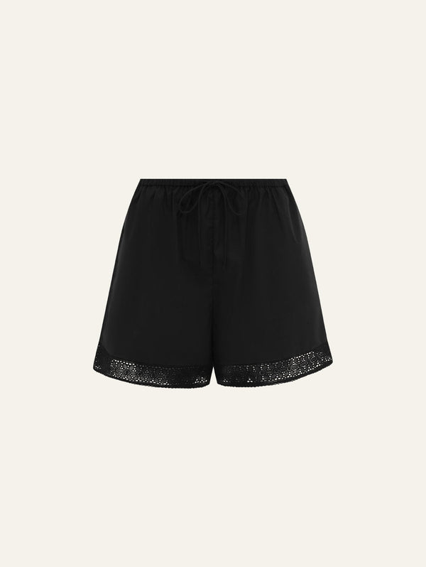 peony swimwear Summer Short Noir