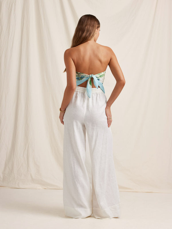 Peony Swimwear Summertime Pant Creme