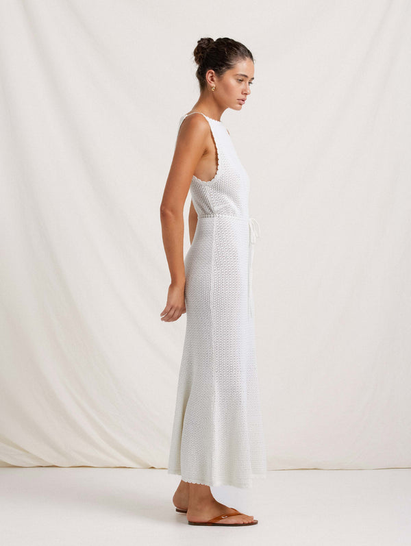 Peony Swimwear Pointelle Forever Midi Dress Seashell