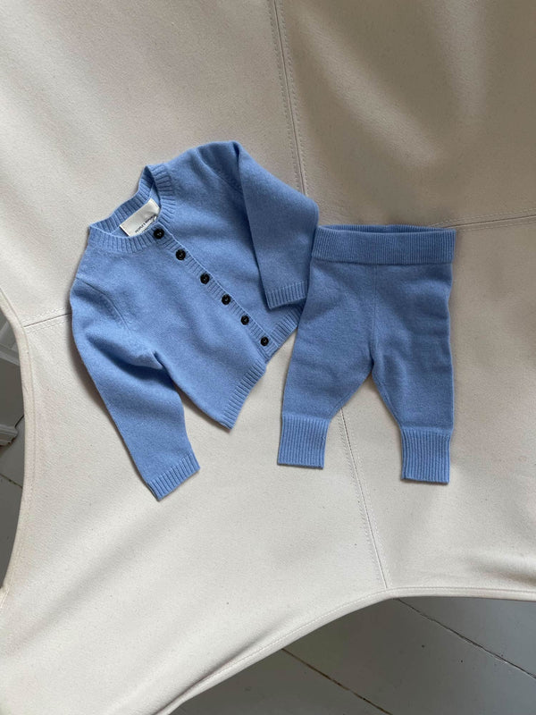 people's republic of cashmere Newborn Set - Light Blue