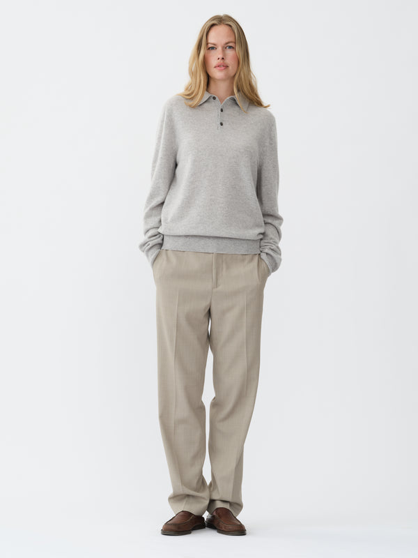 People's Republic Of Cashmere Original Polo - Ash Grey