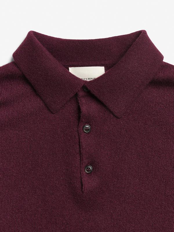 People's Republic Of Cashmere Original Polo - Bordeaux