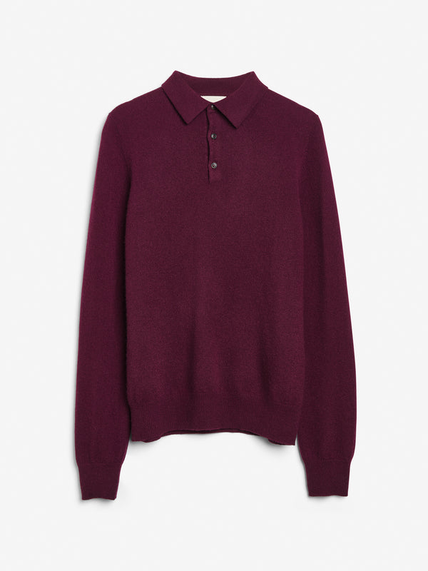People's Republic Of Cashmere Original Polo - Bordeaux